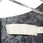 Kaelen Lambskin Leather Side Panel Mini Cocktail Dress in Silver Photo 1