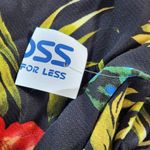 See You Monday Black Tropical Print Cropped Wide Leg Jumpsuit NWOT Size Large Photo 8