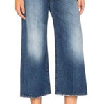 7 For All Mankind Denim 7F Culotte Jeans in Rigid Lake Blue Photo 0