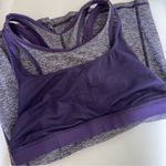 Lululemon  Inspiration Tank Shelf Bra Heathered Black Grape
Size 12 Photo 8
