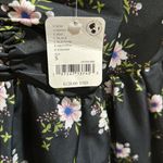 Free People NWT  size small in A Bubble Mini Dress in Black Photo 5