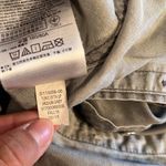 Gap gray lightweight shirt XS button down collared neck cuffs hi low hem loose Photo 10