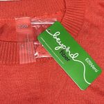 Zuda NWT Size 4X Chili Orange Ruffle Trim Ecovero Viscose Pullover Sweater Top Photo 5