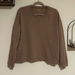 Madewell  (Re)sourced Cotton Swing Sweatshirt Telluride Stone Crewneck Size Large Photo 0