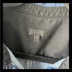 Theory  Top Womens XL Blue Oxford Button Up Long Sleeve Preppy Classic Photo 1