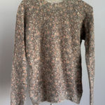 Bartolini Made in Italy Mohair Luxury Sweater Small Knit Peach Gray Fuzzy size S Photo 0