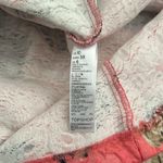 Topshop Pink Floral Brocade Quilted Fabric Exposed Zipper Skirt Pockets Sz 6 Photo 8