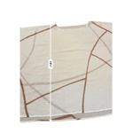 Sheer Layered Kimono Dress Set Women's OS Ivory Abstract Oversized Lagenlook White Size undefined Photo 3