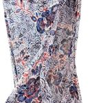 MISA Los Angeles MISA Aries Mesh Cut Out Midi Dress in Feathered Floral Blue Size XL NWT Photo 10