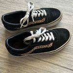 Vans Cheetah Print Stripe Black and White  Size 5 Photo 4