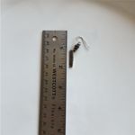 Hairstylist Barber Comb Earrings Silver Photo 6