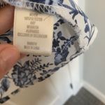 Tru Self Women’s Blue Floral Brown‎ White Striped Tank Top Shirt Size 1X Brown Photo 3