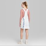 Wild Fable NWT  Blue Tie Dye Denim Pinafore Dress Photo 2