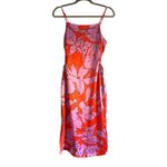 Christian LaCroix Floral Satin Midi Sundress Medium Photo 1