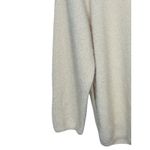 H&M  Cream Sparkle Knit Sweater Long Sleeve Crew Neck Shimmer Women Size Medium Photo 4