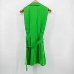 Amanda Uprichard Amanda‎ Uprichard Wintour Wrap Dress in Grass Sleeveless Belted Size Small Mini Photo 8
