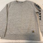 Carhartt Heather Gray Crewneck Block Logo Long Sleeve Sweatshirt Women's Large Photo 1