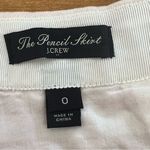 J.Crew  women’s‎ size 0 linen blend pencil skirt, striped, zip closure Photo 2