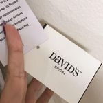 David's Bridal David’s bridals womans dusty sage long spaghetti v neck formal bridesmaid dress Photo 8