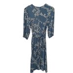 Faithfull the Brand Faithful The Brand Chloe Floral Midi Blue Dress Size 2 Photo 1