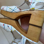 Charlotte Stone Molly paint splatter clogs size 10 White Photo 8