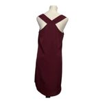 Mossimo Shift Dress Size M Burgundy Red Sleeveless Solid Racerback Casual Size M Photo 1