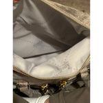 Aimee Kestenberg  Soho Gunmetal Metallic Nubuck Leather Satchel Shoulder Bag Photo 2