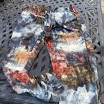 Ariella  Strapless Jumpsuit Abstract Print Ruched Legs Photo 1