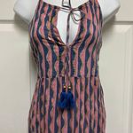 Oliphant Cotton Long Tiered Tassel Dress Pink Size M Photo 1