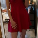 Amazon Red Spaghetti Strap Dress Photo 0
