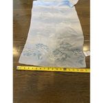 Liz Claiborne Scarf Silk Soft Green Floral Rose Design 17x 56" Vintage EUC Photo 5