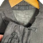 CP Shades  Women’s Romy Black Linen Blouse size small Photo 4