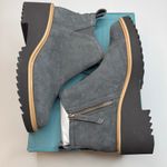 Toms Women's Maude Side Zip Booties- Forged Iron Suede- Size 6 Photo 9