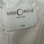 Miss Circle Freddie White Lace Satin Maxi Corset Dress size XXS US 0 Photo 9