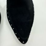Bleecker and Bond  Black Studded Suede Leather Aurora Slip On Mules Photo 2