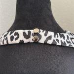 Enfocus Studio En focus Studio Black and White Animal Print Sleeveless Blouse Photo 2