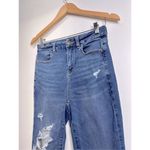 American Eagle  Jeans Womens Distressed Blue Pants Stretch‎ Size 4 Photo 2