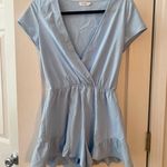 Tobi Light Blue Romper Photo 0