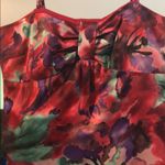 Loft ‎ Cami | Bold Florals | Bow Detail | Size 8 | 90s Revival | Vintage Chic Photo 1