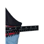 Blair Vintage Patchwork Vest Birds Embroidered Corduroy Denim Plaid – Size L 80s Photo 2