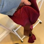 Windsor Callie High Slit Satin Formal Dress Photo 10