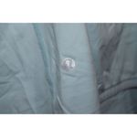 Lululemon Womens  Baby Blue Tank Top Black Straps Strappy Sleeveless Sport Size 4 Photo 2