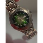 Used VGC BENRUS Green Dial Day Date Quartz Wristwatch Works great! New battery. Photo 1