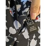 Derek Lam  Collective Blouse Blue Navy Floral Sz 52 Photo 6