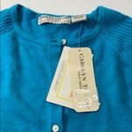 Carolyn Taylor  Teal Women's Cardigan Photo 4