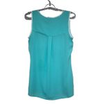 Alfani ‎ Woman Top Aqua Color Sleeveless W/ Embellished Size 6 Photo 1