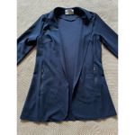Ruff Hewn  Womens‎ Jacket Blazer Lightweight Stretch Navy Blue Pockets Sz Xs Photo 1