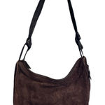 Vintage Brown‎ Suede Purse Brown Photo 0