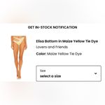 Lovers + Friends New Elisa Top + Bottom in Maize Yellow- Swimsuit Small Photo 7