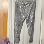 Soft Surroundings  Gray Marble Print 7/8 Leggings Size Small Petite Photo 3